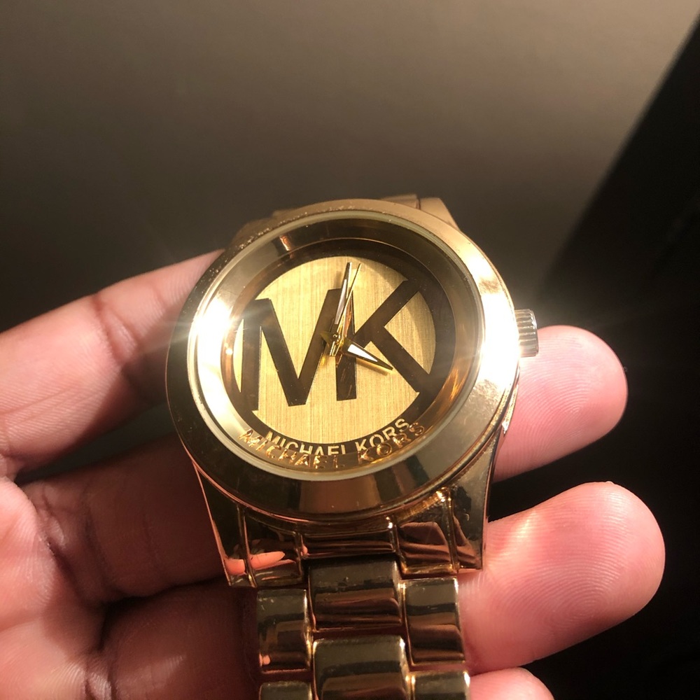 Gold Michael kors watch
